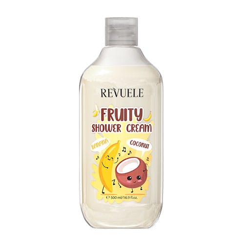 Revuele Fruity Shower Cream with Banana & Coconut 500ml