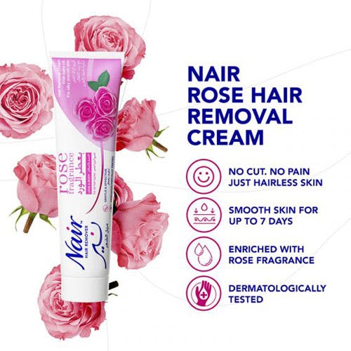 Nair Hair Removal Cream – Rose, 110gm