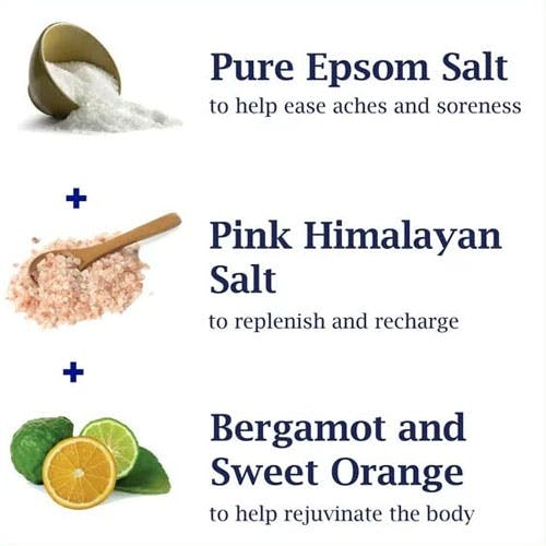Dr Teal's Himalayan Salt Body Scrub Bergamot and Sweet Orange 454gm