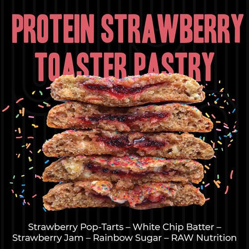 My Cookie Dealer Protein Strawberry Toaster Pastery 113gm x 12pcs