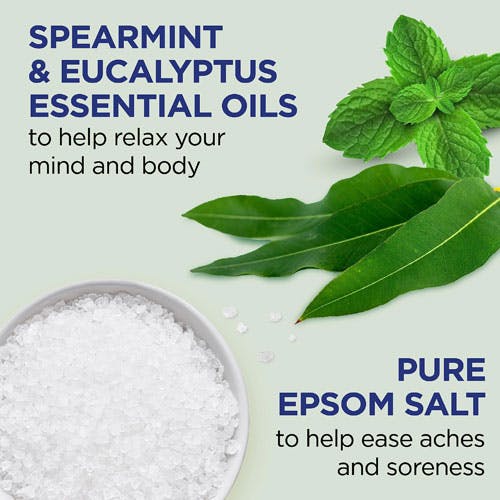 Dr Teal's Epsom salt Body Scrub Eucalyptus & Spearmint essential oils 454gm