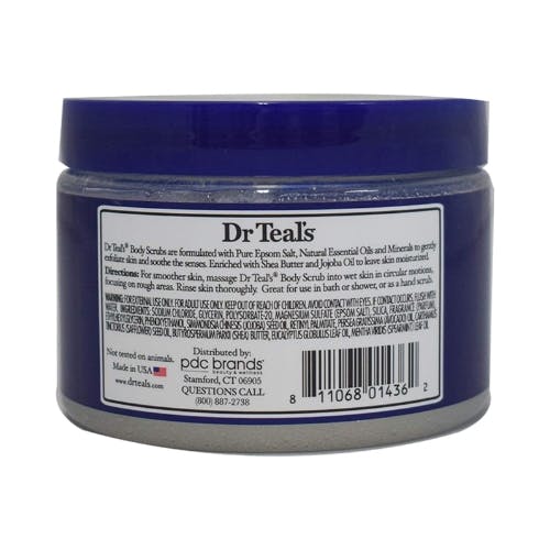 Dr Teal's Epsom salt Body Scrub Eucalyptus & Spearmint essential oils 454gm