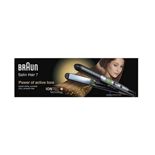 Braun Satin Hair 7 ST710 Straightener With IONTEC Technology, Black
