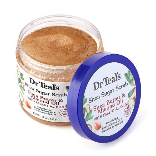 Dr Teal's Shea Sugar Scrub Shea Butter & Almond Oil 535gm