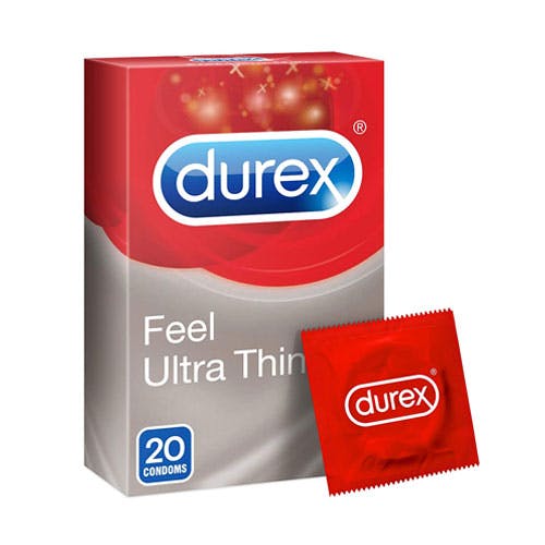 Durex Feel Ultra Thin Condoms - Pack of 20