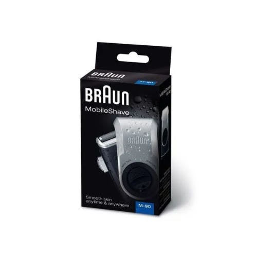 Braun Mobile Electric Shaver, Silver - M-90