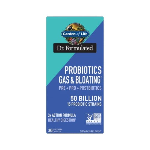 Garden Of Life Dr. Formulated Probiotics Gas and Bloating 50 Billion 30 Capsules