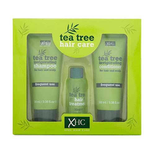 XHC Tea Tree Shampoo, Conditioner 100ml & Hair Treatment 30 ml Gift Set