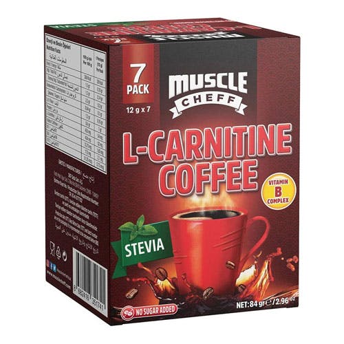 Muscle Cheff L-Carnitine Coffee -Pack Of 7 Sachets