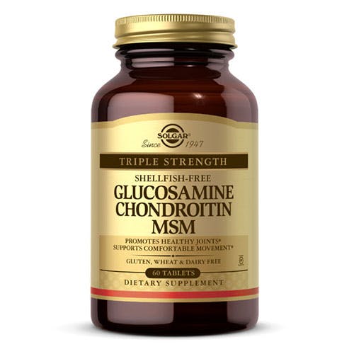Solgar Triple Strength Glucosamine Chondroitin MSM -60 Tablets