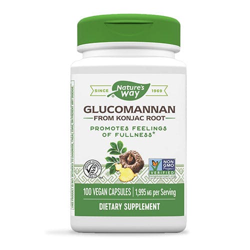 Natures Way Glucomannan From Konjac Root -100 Capsules