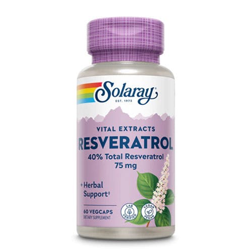 Solaray Resveratrol 75mg-60 Capsules