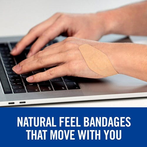 3M Nexcare Soft & Flex 360 Natural Feel Bandages - One Size - 30 Bandages