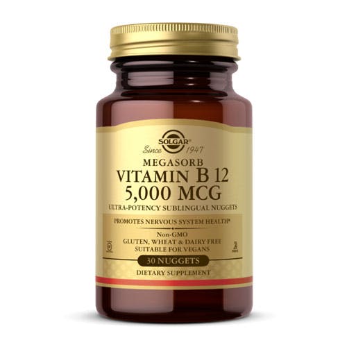 Solgar Vitamin B12 5000mcg -30 Nuggets