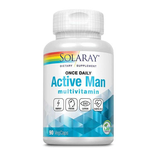 Solaray Once Daily Active Men Multivitamin-90 Capsules