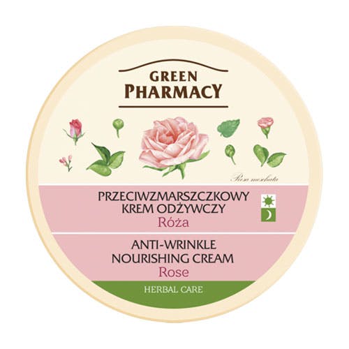 Green Pharmacy Anti-Wrinkle Nourishing Cream with Rose 150ml