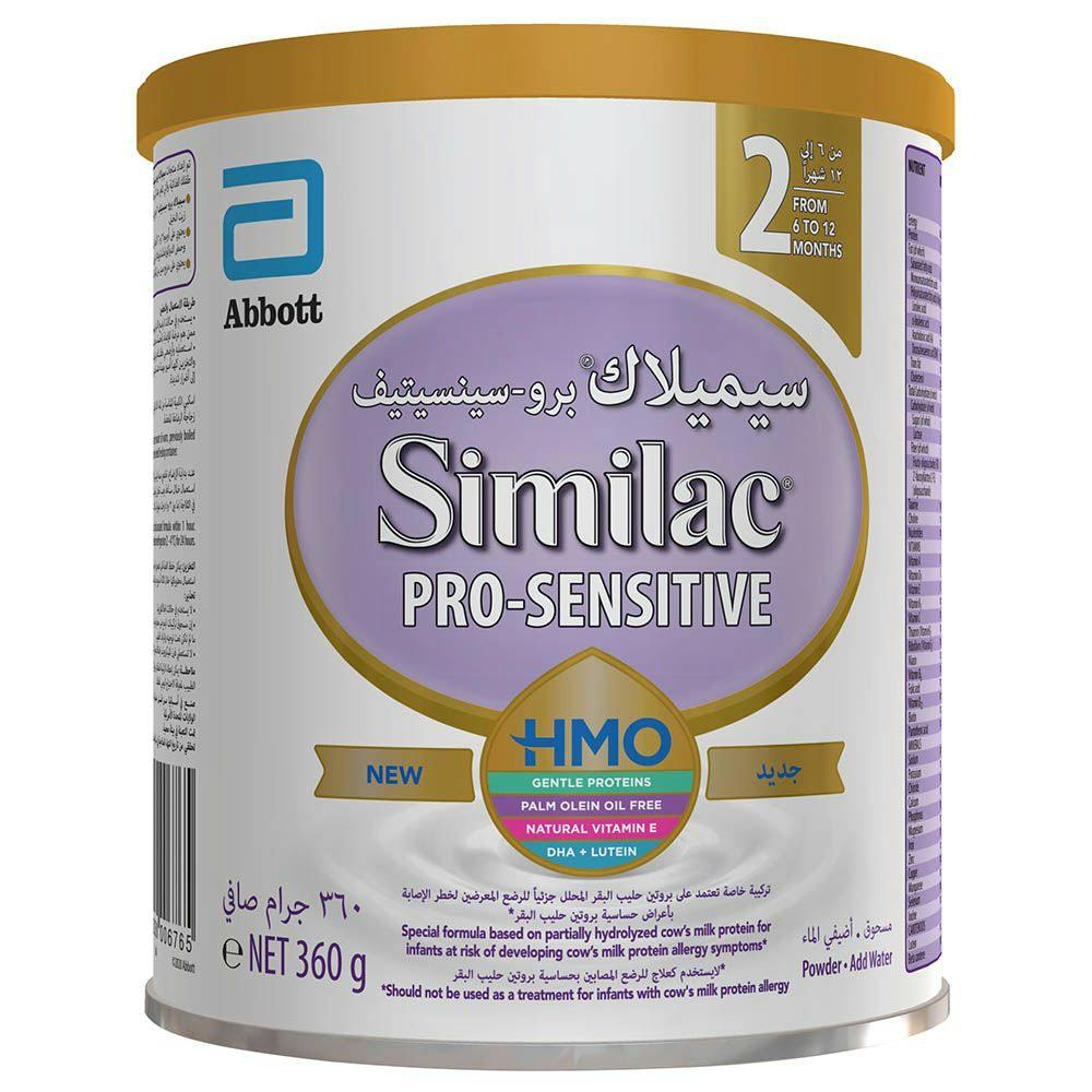 Similac Pro Sensitive Milk Powder - Stage 2 - 360gm
