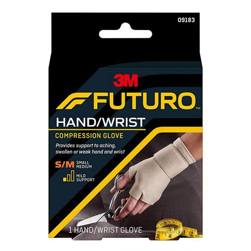 3M Futuro Hand/Wrist Compression Glove (09183) - Small/Medium Size - 1 Hand/Wrist Glove