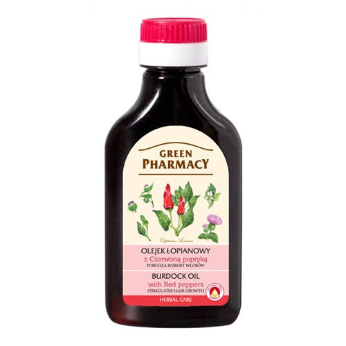 Green Pharmacy Burdock Oil with Red Pepper 100ml