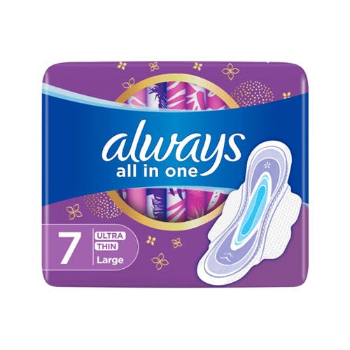 Always All In One - Ultra Thin Large Pads - 7 Pads
