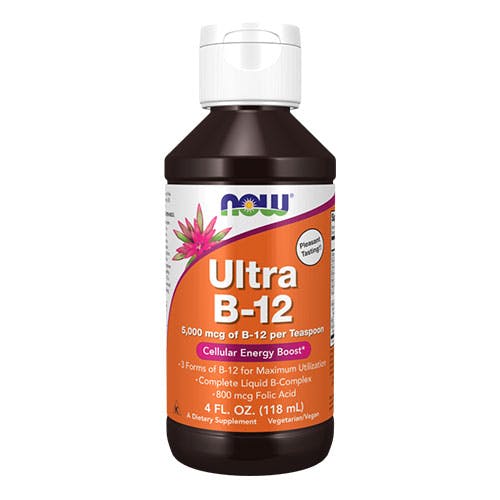 Now Ultra Vitamin B-12 5000mcg Liquid 118ml