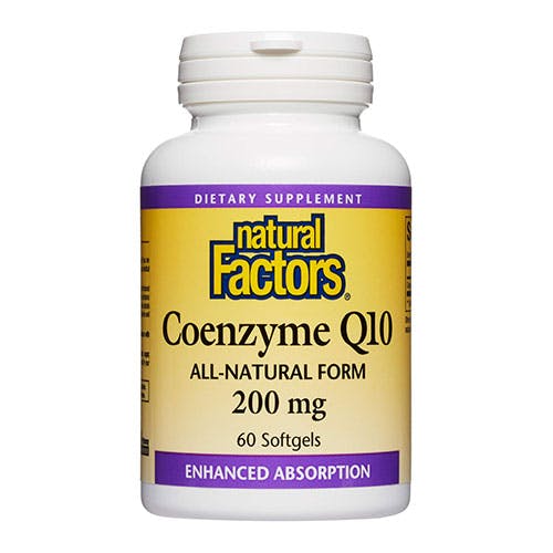 Natural Factors Coenzyme Q10 200 mg 60 softgels