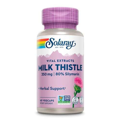Solaray Milk Thistle 350mg -60 Capsules