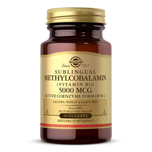 Solgar Methylcobalamin (Vitamin B12) 5000mcg -30 Nuggets