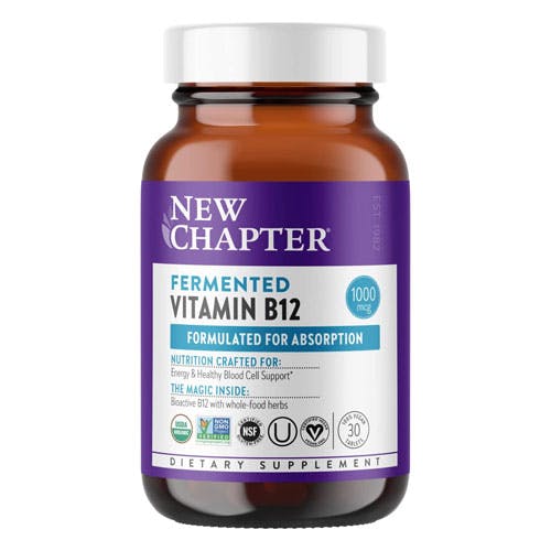 New Chapter Fermented Vitamin B-12 - 30 Tablets