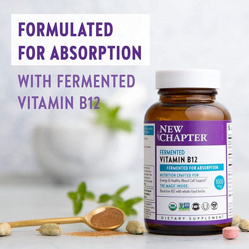 New Chapter Fermented Vitamin B-12 - 30 Tablets