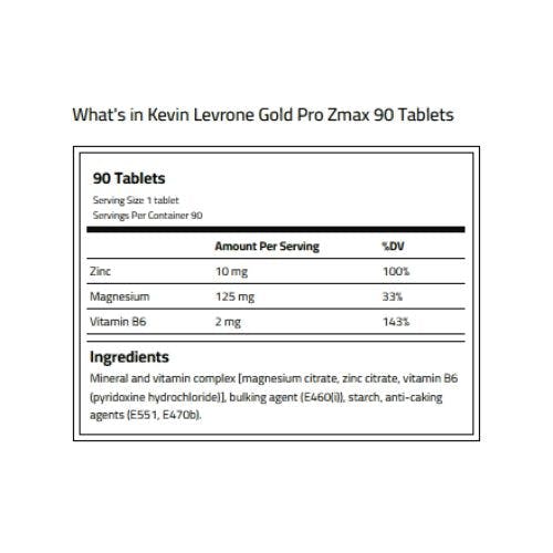 Kevin Levrone Gold Pro ZMAX - 90 Tablets