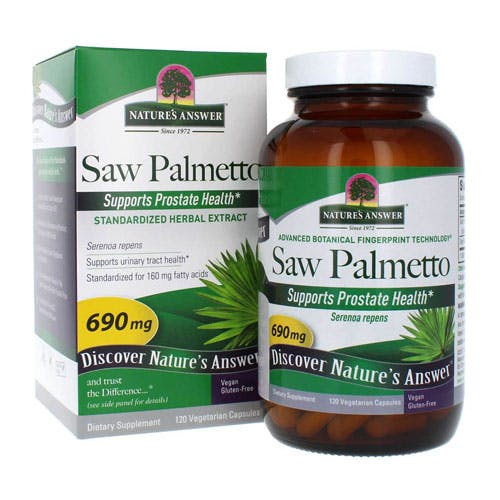 Natures Answer Saw Palmetto 690mg-120 Capsules