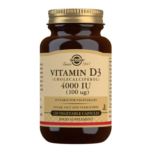 Solgar Vitamin D3 4000IU -120 Capsules