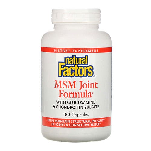 Natural Factors MSM Joint Formula 1000 mg  180 Capsules