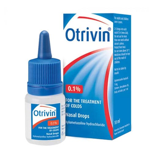 Otrivin 0.1% Adults Nasal Drops 10ml