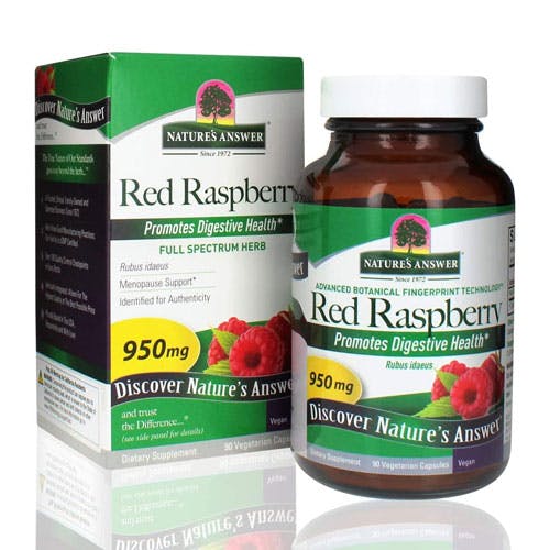 Natures Answer Red Raspberry 950mg-90 Capsules