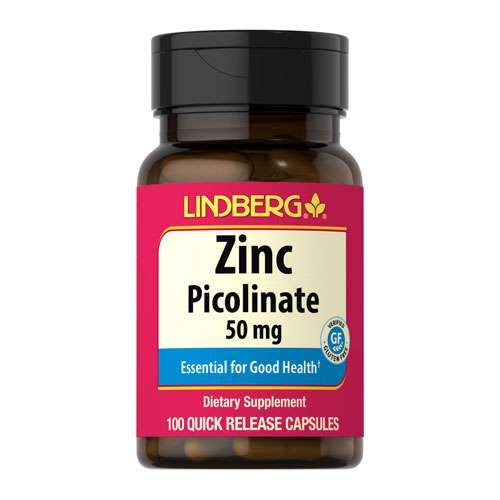 Lindberg Zinc Picolinate 50 mg 100 Quick Release Capsules