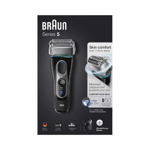 Braun Series 5 Electric Shaver  Black/Blue