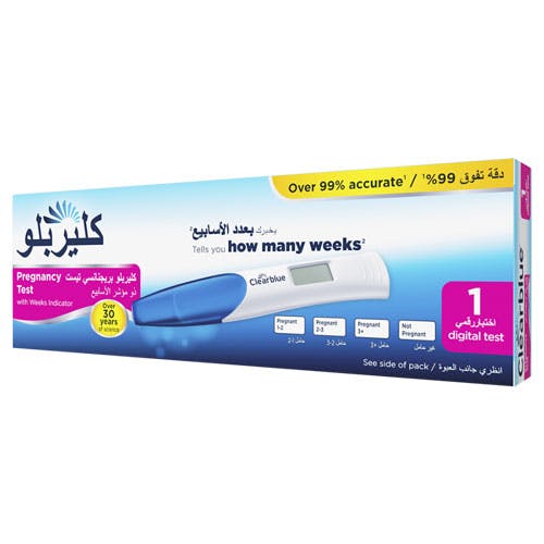 Clearblue Pregnancy with Weeks Indicator - 1 Digital Test