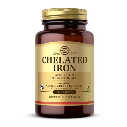 Solgar Chelated Iron -100 Tablets