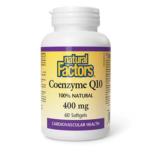 Natural Factors Coenzyme Q10 400 Mg 60 Softgel