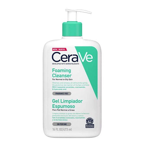 CeraVe Foaming Cleanser 473ml - For Normal to Oily Skin