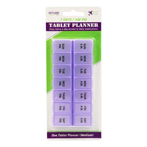 Ezycare 7 Days AM-PM Tablet Planner