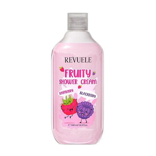 Revuele Fruity Shower Cream with Raspberry & Blackberry 500ml