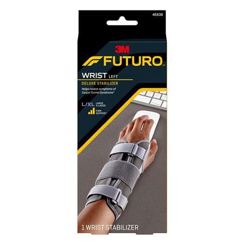 3M Futuro Wrist Deluxe Stabilizer (45538) - Left Hand - Large/XL Size - 1 Wrist Stabilizer