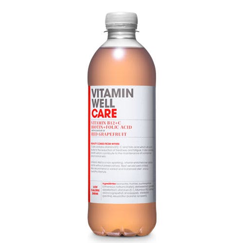 Vitamin Well Water Care Drink 500ml - Red Grapefruit Flavor