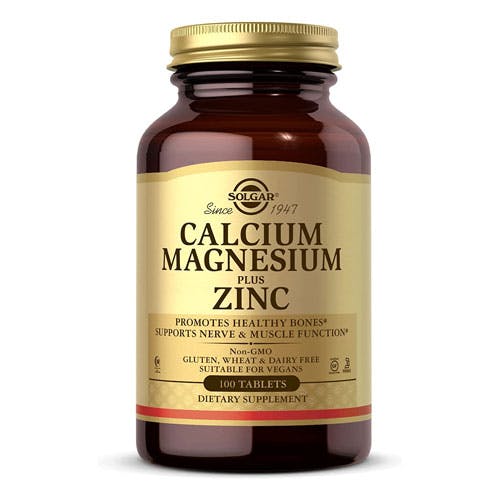 Solgar Calcium Magnesium Plus Zinc -100 Tablets