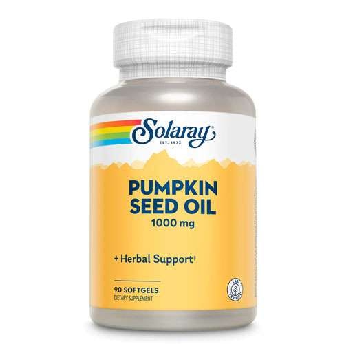 Solaray Pumpkin Seed Oil 1000mg -90 Softgels