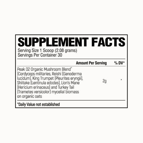 Raw Nutrition Peak O2 Pre-Workout Powder 30 Servings - Unflavored