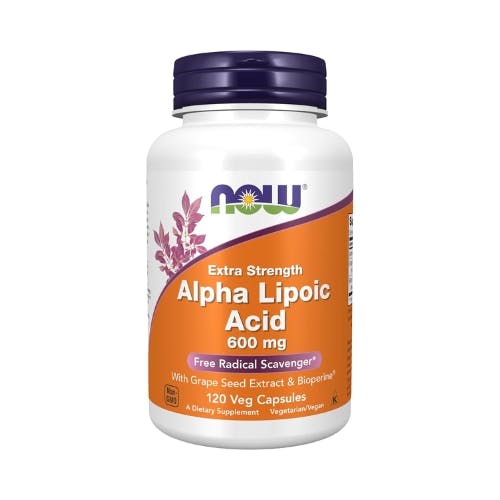 Now Alpha Lipoic Acid 600mg 60 Capsules